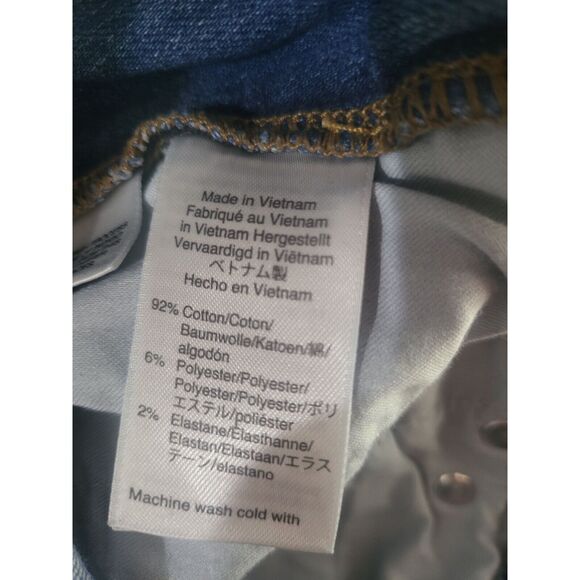 J. Crew Jeans 28 Womens Vintage Straight Leg Mid Rise Distressed Raw Hem Blue - Picture 11 of 11